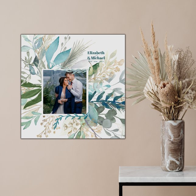 NEW! Stunning Newly Wed PHOTO Gift or Anniversary  Canvas Print (Creator Uploaded)