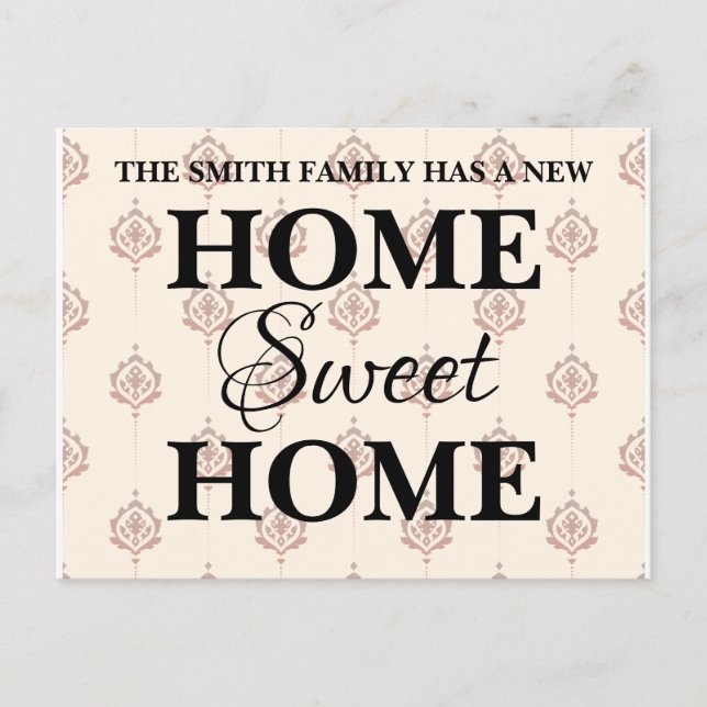 New Sweet Home Moving Announcement (Front)