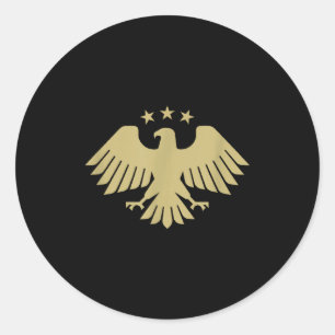 New Syrian Eagle  Classic Round Sticker