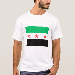New Syrian Flag Syria free freedom post revolution T-Shirt