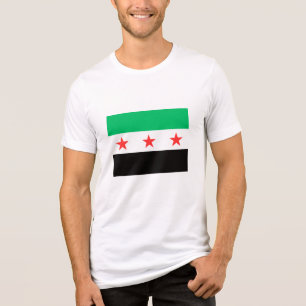 New Syrian Flag Syria free freedom post revolution Tri-Blend Shirt