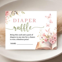 New Tale Baby Shower Girl Pink Floral