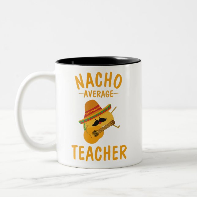 New Teacher Gift, New Teacher Mug,  Two-Tone Coffee Mug (Left)