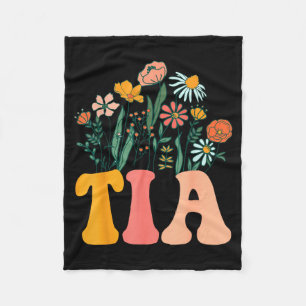 New Tia Wildflower First Birthday &amp; Baby Showe Fleece Blanket