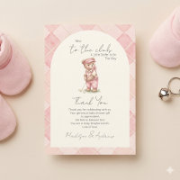 New To The Club Golfing Bear Baby Shower 