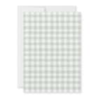 New to the Club Sage Gingham Golf Baby Shower