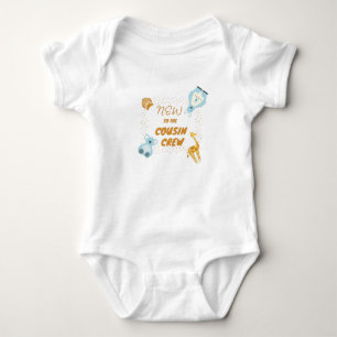 New to the Cousin Crew babysuit Baby Bodysuit
