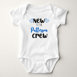 New to the Crew Personalised Baby Bodysuit