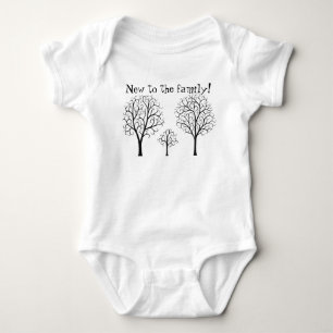 New to the Family Tree Baby Bodysuit