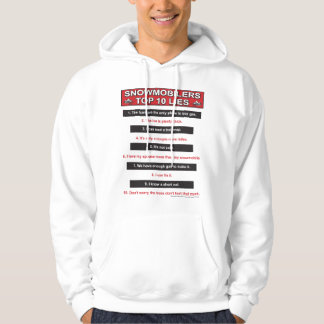 New-top-10-lies-Large-Red Hoodie