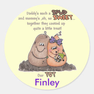 New Tot Classic Round Sticker