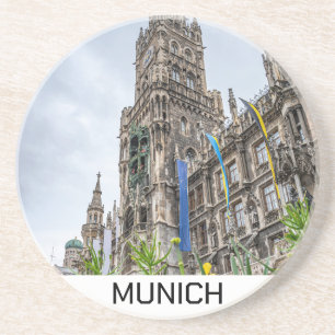 New Town Hall tower in Munich, Germany Coaster