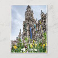 New Town Hall tower in Munich, Germany