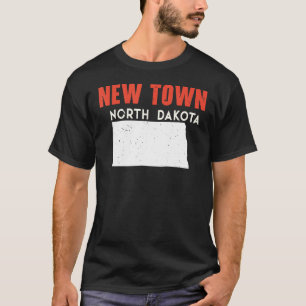 New Town North Dakota USA State America Travel T-Shirt