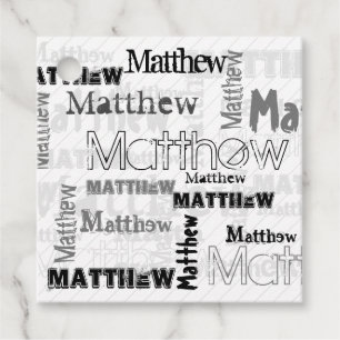 NEW! Trendy Kids NAMED  Classic Round Sticker Favour Tags