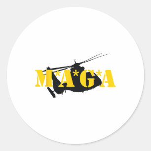 New! Trump Gold Mega Dark Tee - Trump Dark Gold 1 Classic Round Sticker