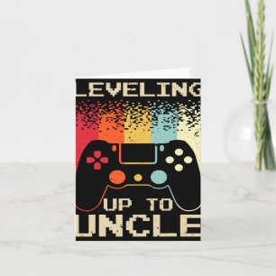 New Uncle For Men Boys Soon To Be Uncle Nephew Gam Card