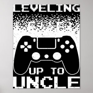 New Uncle For Men Boys Soon To Be Uncle Nephew Gam Poster