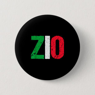 New Uncle Gift Italian Zio Proud Italian American  6 Cm Round Badge