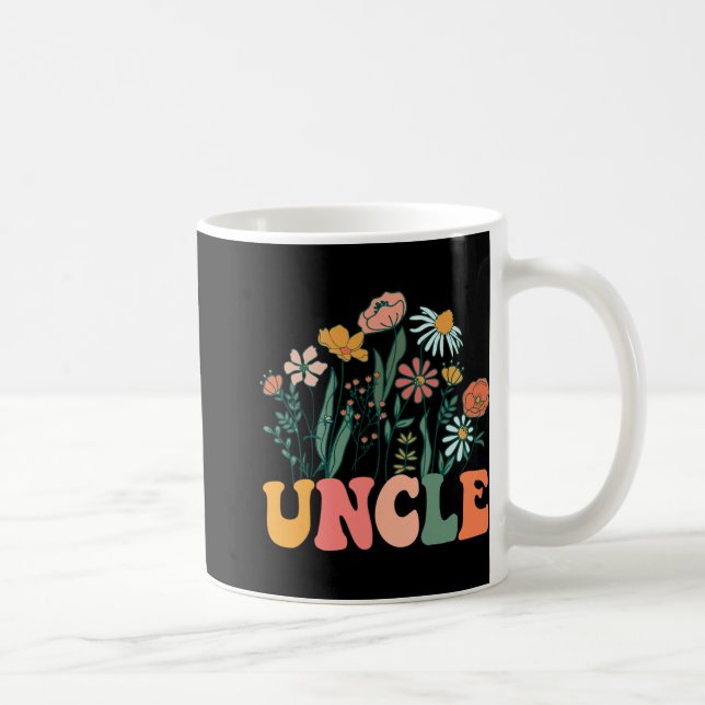 New Uncle Wildflower First Birthday &amp; Baby Sho Coffee Mug (Right)