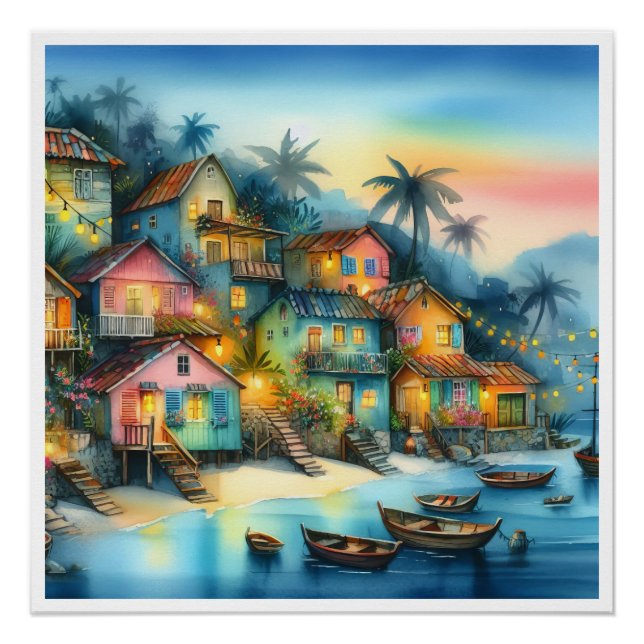 NEW Unique HAITI, Aruba, Antigua Poster (Front)