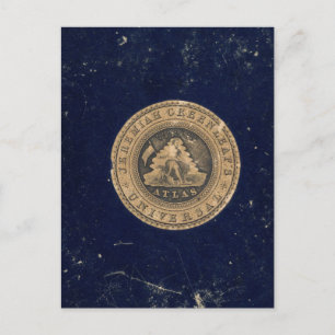 New universal atlas postcard