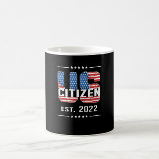 New US Citizen 2022 Proud American Citizenship USA Coffee Mug