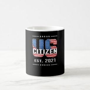 New US Citizen Gift Proud American Citizenship USA Coffee Mug