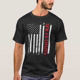 New US Citizen USA Proud New American Citizenship T-Shirt