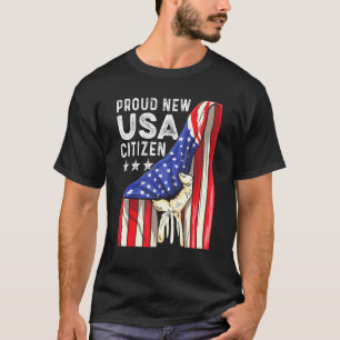 New Usa Citizen American Us Citizenship July 4th 8 T-Shirt