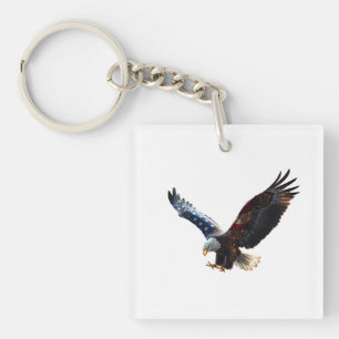 New USA egle cap Key Ring