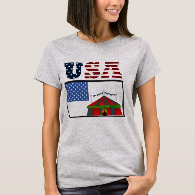 New USA Flag T-Shirt (Front)