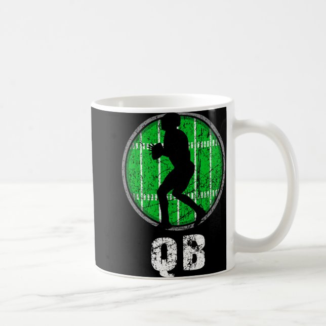New, Usa Football Quarter Back, Nostalgic Nge Vint Coffee Mug (Right)