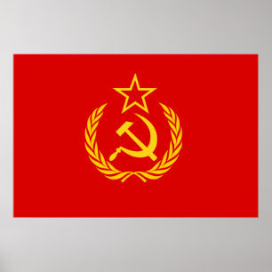 New Ussr, Democratic Republic of the Congo flag Poster