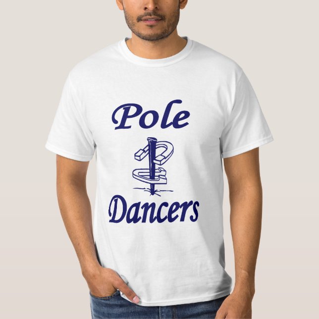 New Value POLE DANCERS Horseshoes T T-Shirt (Front)
