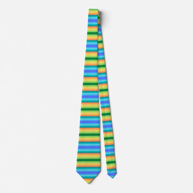 New, vertical colorful abstract rectangle,design,  tie (Front)