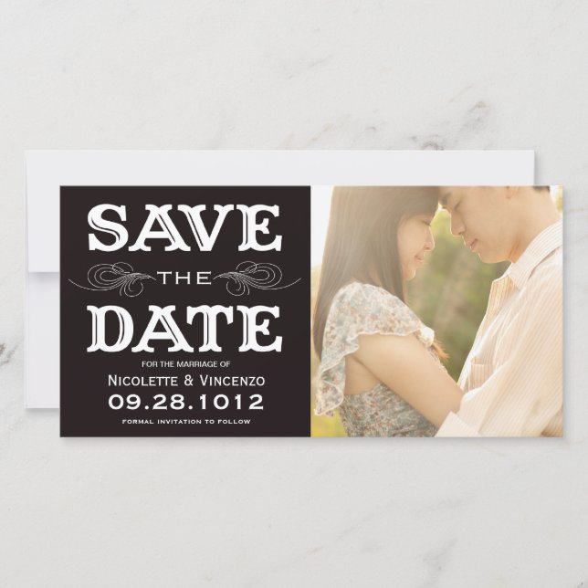NEW VINTAGE | SAVE THE DATE PHOTO CARD (Front)