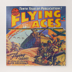 NEW! VINTAGE WWII MAGAZINE THEME JIGSAW PUZZLE