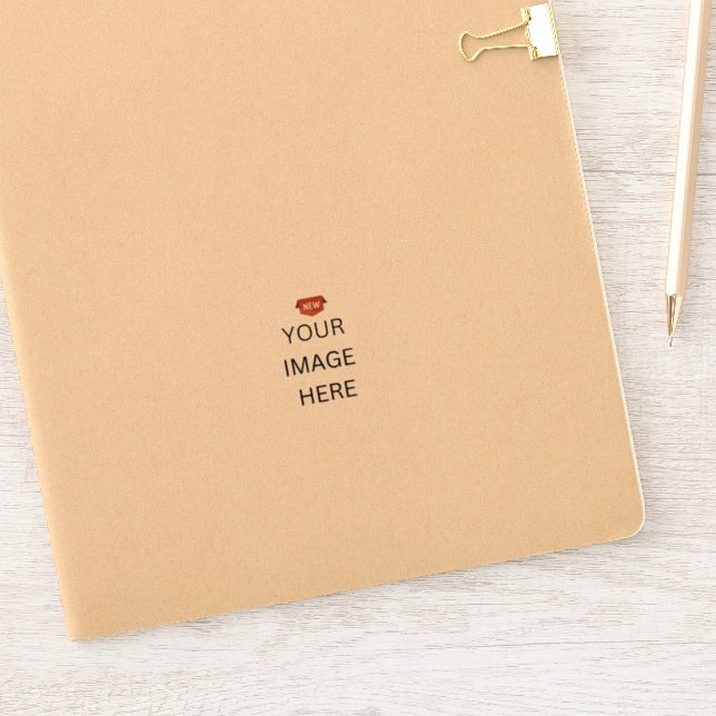 NEW! Vinyl Sticker Gloss 2" x 2" - Custom-Cut  (Notebook)