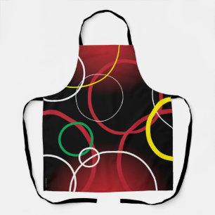 New Wave Airbrush All-Over Print Apron