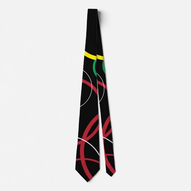 New Wave Rock Color Neck Tie (Front)