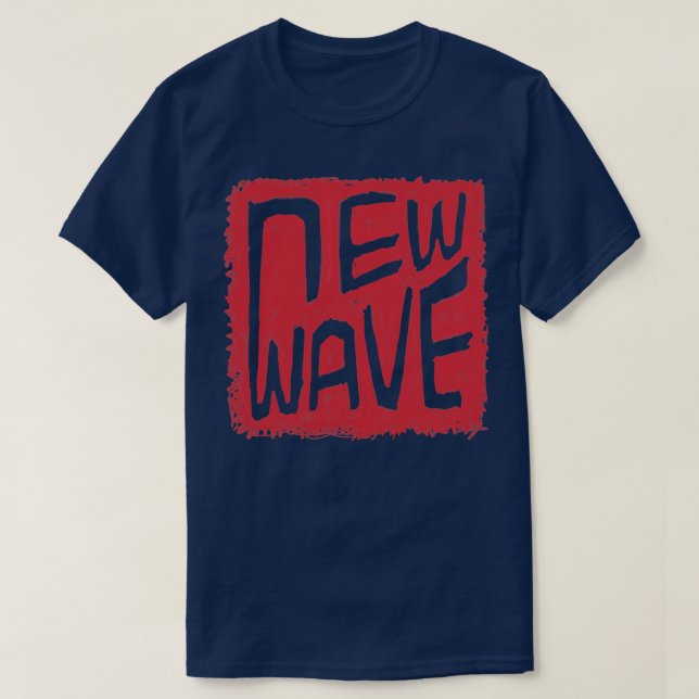 New Wave Synth Indie Music Synth Wave T-Shirt (Design Front)
