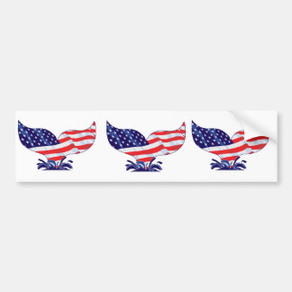 New-Whale-Tail-[Converted] Bumper Sticker