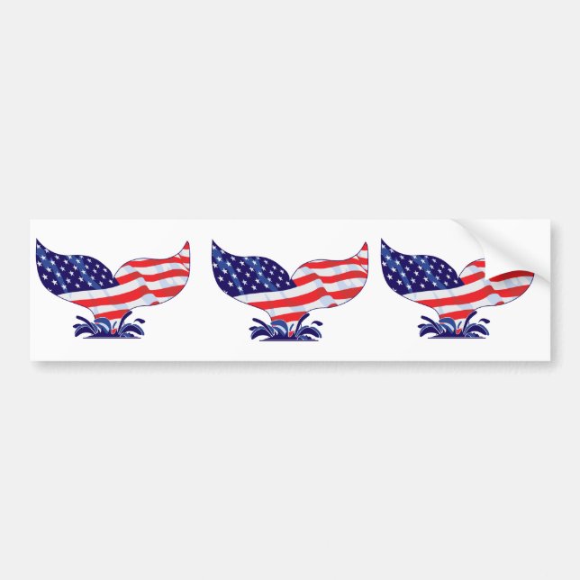 New-Whale-Tail-[Converted] Bumper Sticker (Front)
