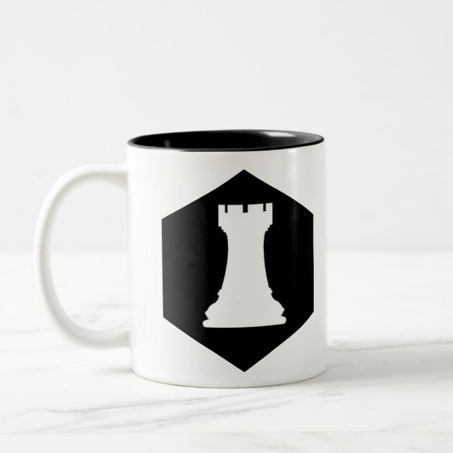 New White Rook Mug (Left)