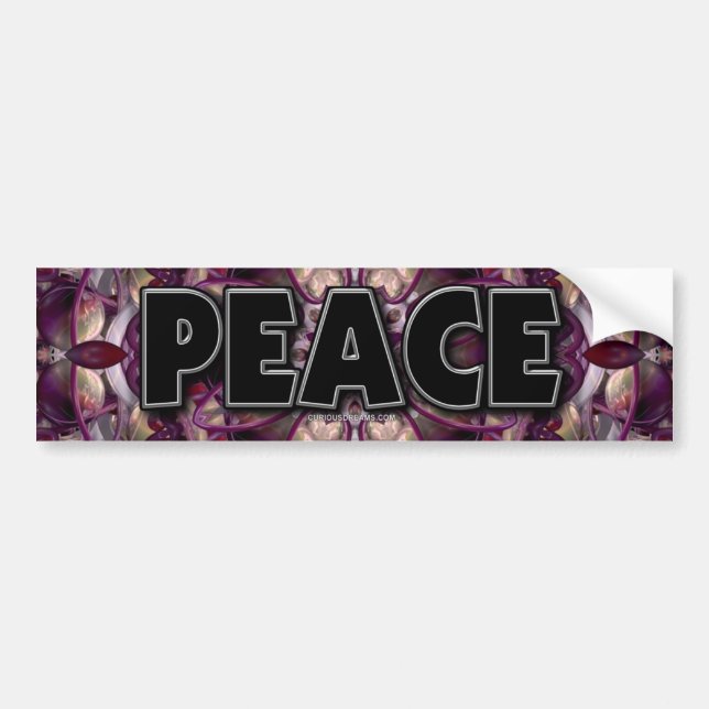 New Wine, Peace Bumper Sticker (Front)