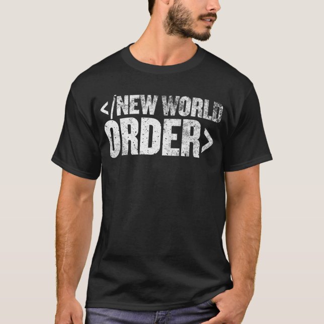 New Word Order End Tag Shirt (Front)