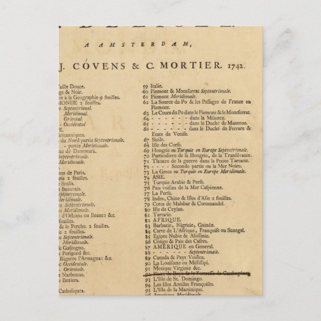 New World Atlas Postcard (Front)