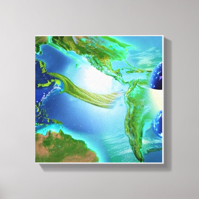 New world canvas print (Front)