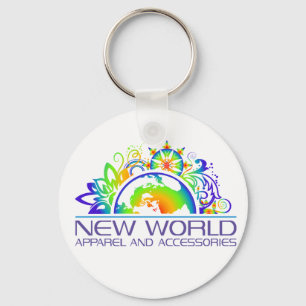 New World Logo Key Ring